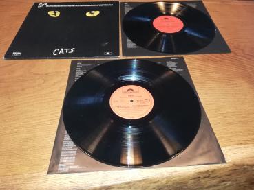 Cats Live Deutsche Gesamtaufnahme aus dem Hamburger Operettenhaus 1986 Polydor 831092-1 Doppel LP Deutsche Pressung NM/VG+